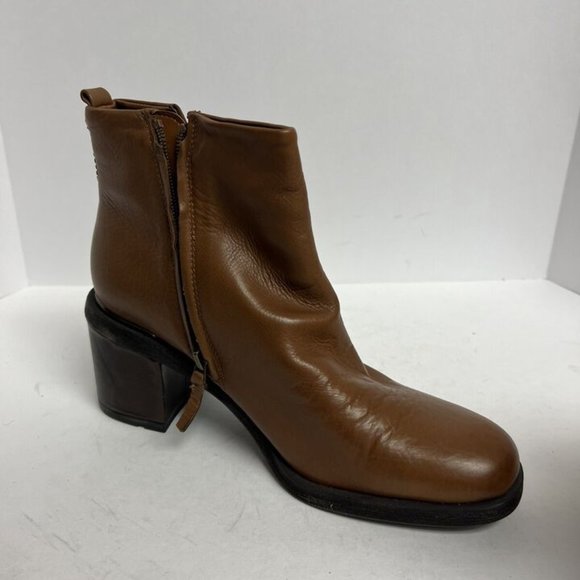 Franco Sarto Womens Kessa Bootie Brown Size 9.5 M - Picture 2 of 6